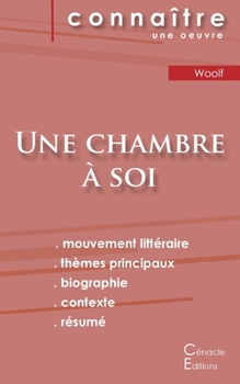 Paperback Fiche de lecture Une chambre à soi de Virginia Woolf (Analyse littéraire de référence et résumé complet) [French] Book