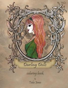 Paperback Darling Dolls Coloring Book