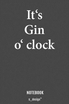 Notizbuch für Gin Trinker & Gin Liebhaber / Alkohol / Drink / Drinks Fans: [120 Seiten kariertes blanko Papier] (German Edition)