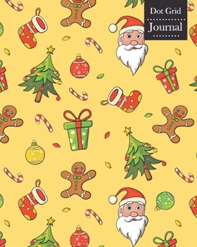 Paperback Dot Grid Journal: Notebook Planner with Christmas Cover Design Book