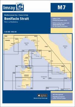Map Imray Chart M7: Bonifacio Strait (M Series) Book