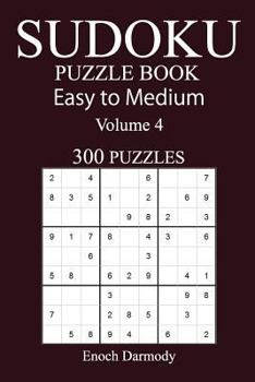 Paperback 300 Easy to Medium Sudoku Puzzle Book
