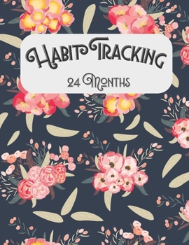 Paperback Habit Tracking: Habit Tracker Journal Floral Design Book