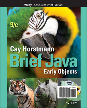 Loose Leaf Brief Java: Early Objects Book