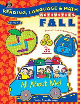 Paperback Reading, Language & Math Activities: Fall Book