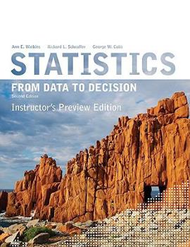 Paperback Watkins Statistics Preview, 2nd Edition Book
