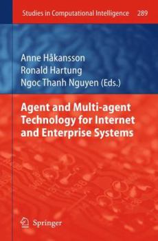 Paperback Agent and Multi-Agent Technology for Internet and Enterprise Systems Book