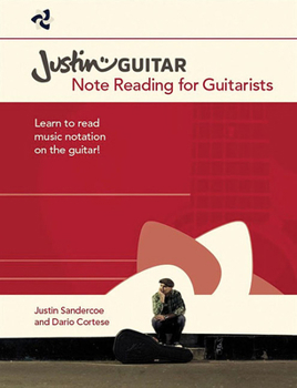 Paperback Justin Guitar - Note Reading for Guitarists Book