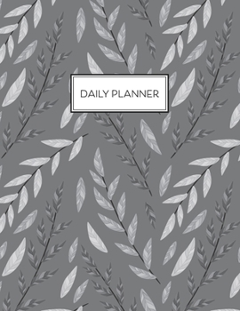 Paperback Daily Planner: Large Full Page Daily Planning Sheets With 24 Hourly Scheduling, Top Priorities, To Do Tasks, Water Intake and Notes P Book