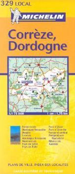 Map Michelin Correze, Dordogne (Michelin Maps) [French] Book