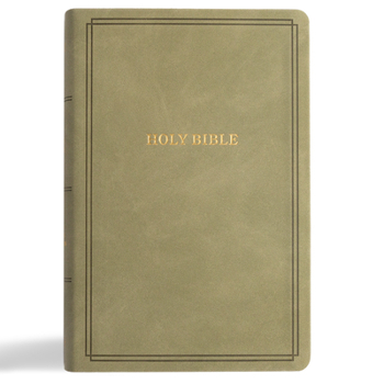 KJV Large Print Personal Size Reference Bible, Sage SuedeSoft LeatherTouch, Indexed, Red Letter, Pure Cambridge Text, Presentation Page, Sewn Binding, ... Full-Color Maps, Easy-to-Read Bible MCM Type