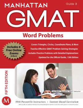 Paperback Manhattan GMAT Word Problems, Guide 3 [With Web Access] Book