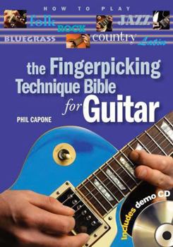 Hardcover The Fingerpicking Technique Bible for Guitar [With CD (Audio)] Book