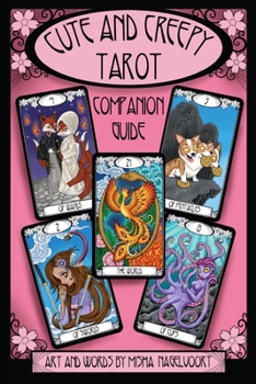 Paperback Cute and Creepy Tarot Companion Guidebook Book