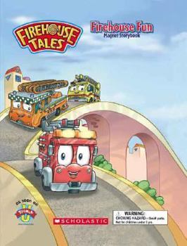 Hardcover Firehouse Fun: Magnet Storybook [With Magnets] Book