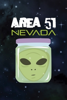 Paperback Area 51 Nevada: All Purpose 6x9 Blank Lined Notebook Journal Way Better Than A Card Trendy Unique Gift Blue Area 75 Book