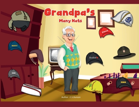 Paperback Grandpa's Many Hats Book