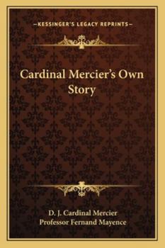 Paperback Cardinal Mercier's Own Story Book