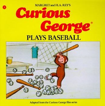 Paperback Curious George Plays Baseball Book