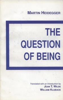 Paperback Question of Being Book