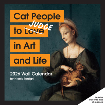 Calendar Cat People to Judge in Art and Life 2026 Wall Calendar Book