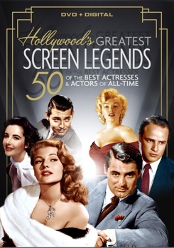 DVD Hollywood's 50 Greatest Screen Legends Book