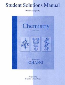 Paperback Student Solutions Manual to Accompany Chemistry Book