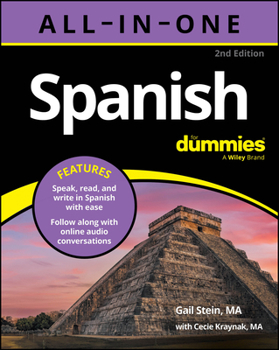 Paperback Spanish All-In-One for Dummies: Book + Audio Online Book