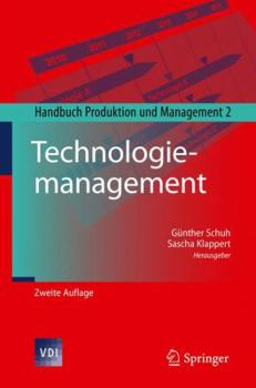 Hardcover Technologiemanagement: Handbuch Produktion Und Management 2 [German] Book