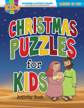 Christmas Puzzles Coloring & Activity Book