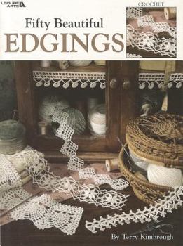 Paperback Fifty Beautiful Edgings: Crochet Book