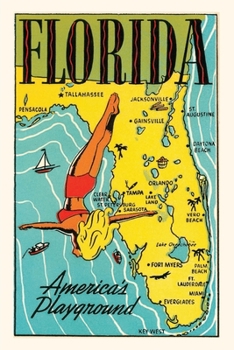 Paperback Vintage Journal Florida, America's Playground Book