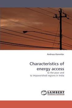 Paperback Characteristics of energy access Book