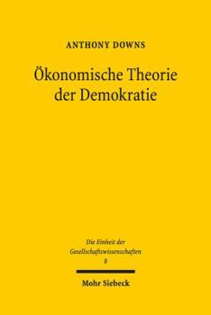 Hardcover Okonomische Theorie Der Demokratie [German] Book
