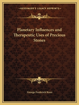 Paperback Planetary Influences and Therapeutic Uses of Precious Stones Book