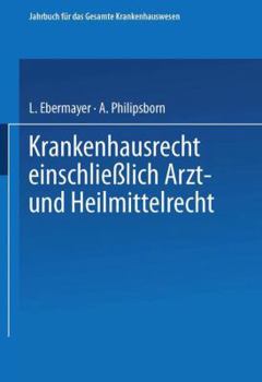 Paperback Krankenhausrecht Einschliesslich Arzt- Und Heilmittelrecht [German] Book