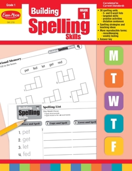 Paperback Building Spelling Skills, Grade 1 Teacher Edition Book