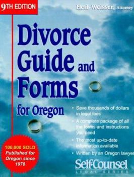 Paperback Divorce Guide and Forms Oregon Book