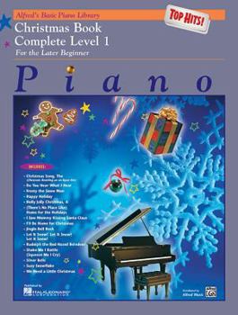 Paperback Alfred's Basic Piano Library Top Hits! Christmas Complete, Bk 1: For the Later Beginner Book