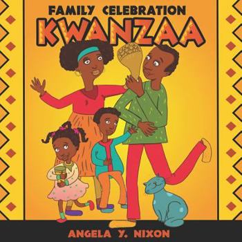 Paperback Family Celebration Kwanzaa: Kwanzaa Family Poem [Large Print] Book