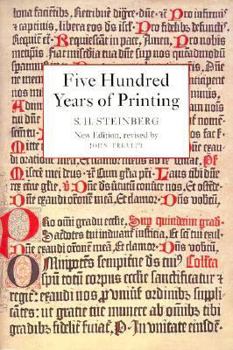 Paperback Five Hundred Years of Printing Book