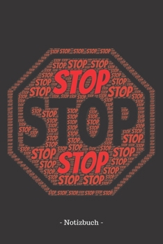 Stop: Notizblock | Notizbuch | DIN A5, 120 Seiten | Gepunket, dotted, punktkariert, dot grid | Notizen, Termine, Planer, Tagebuch, Organisation | Wortwolke Geschenk (German Edition)