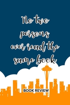 Paperback Book Review: No Two Person Ever Read The Same Book