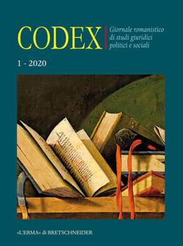 Paperback Codex. Vol. 1, 2020: Giornale Romanistico Di Studi Giuridici, Politici E Sociali [Italian] Book