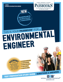 Paperback Environmental Engineer (C-3673): Passbooks Study Guide Volume 3673 Book