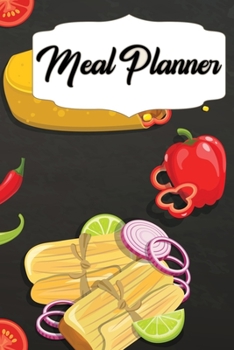 Paperback Meal Planner: Grocery List With Weekly Meal Planner Book