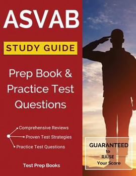 Paperback ASVAB Study Guide: Prep Book & Practice Test Questions Book