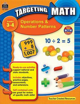 Paperback Targeting Math: Operations & Number Patterns Book