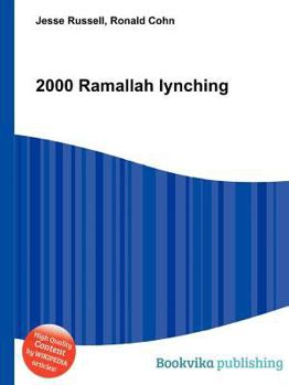 Paperback 2000 Ramallah Lynching Book