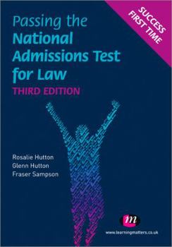 Paperback Passing the National Admissions Test for Law (Lnat) Book